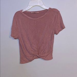 pink crop-ish top
